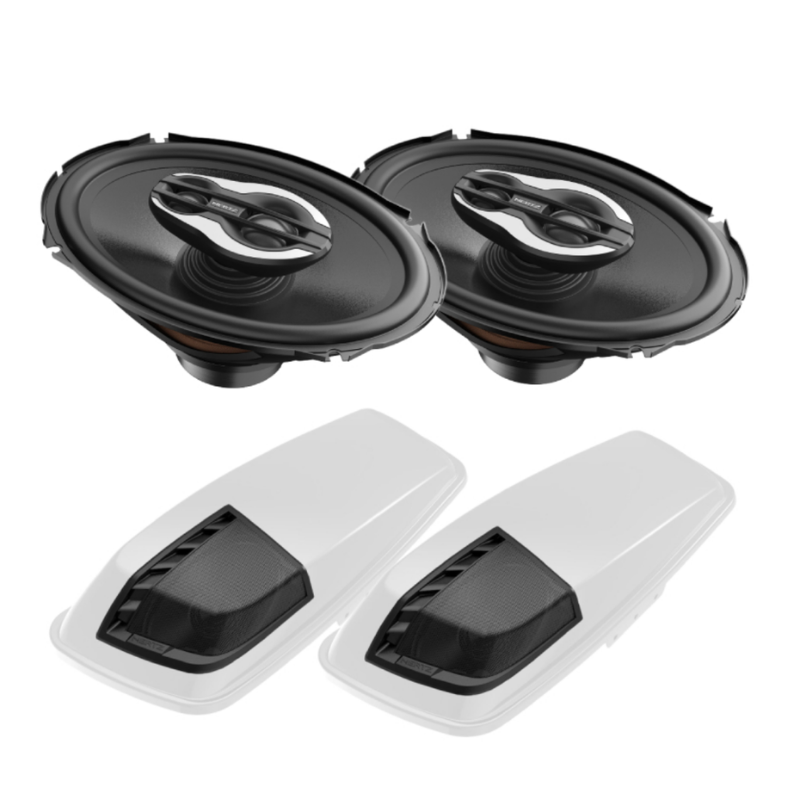 Hertz HD24H 6x9 Harley Saddlebag with Speakers Kit | 2024+ Touring