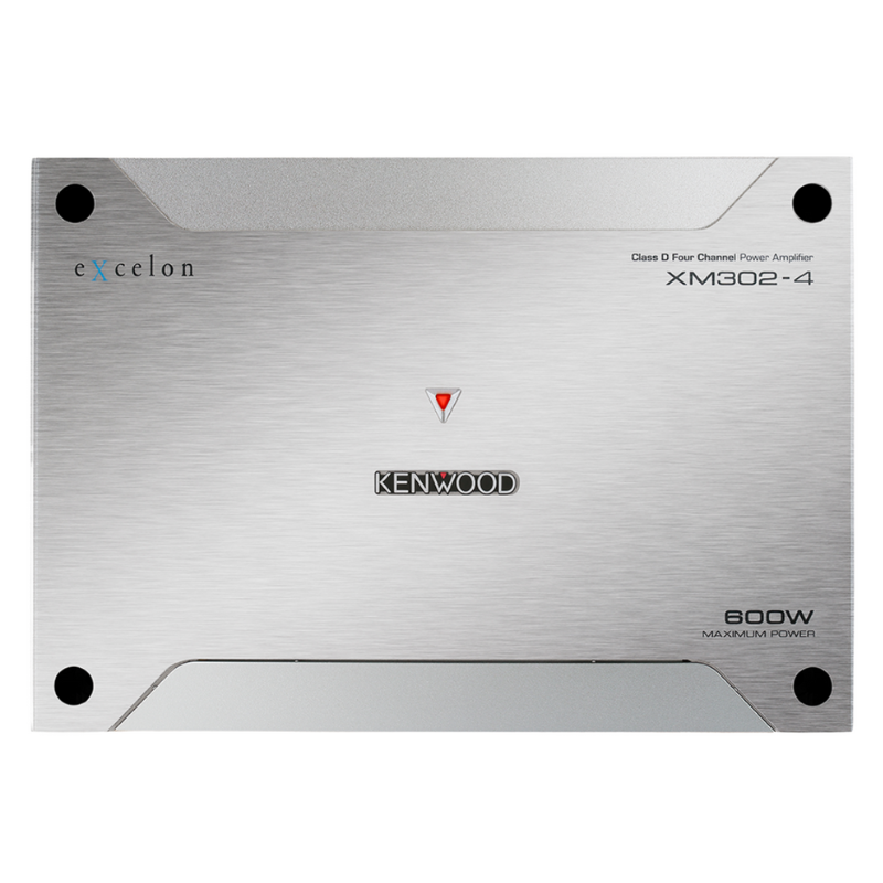 Kenwood Excelon XM302-4 Powersports/Marine 4-Channel Amplifier - In St