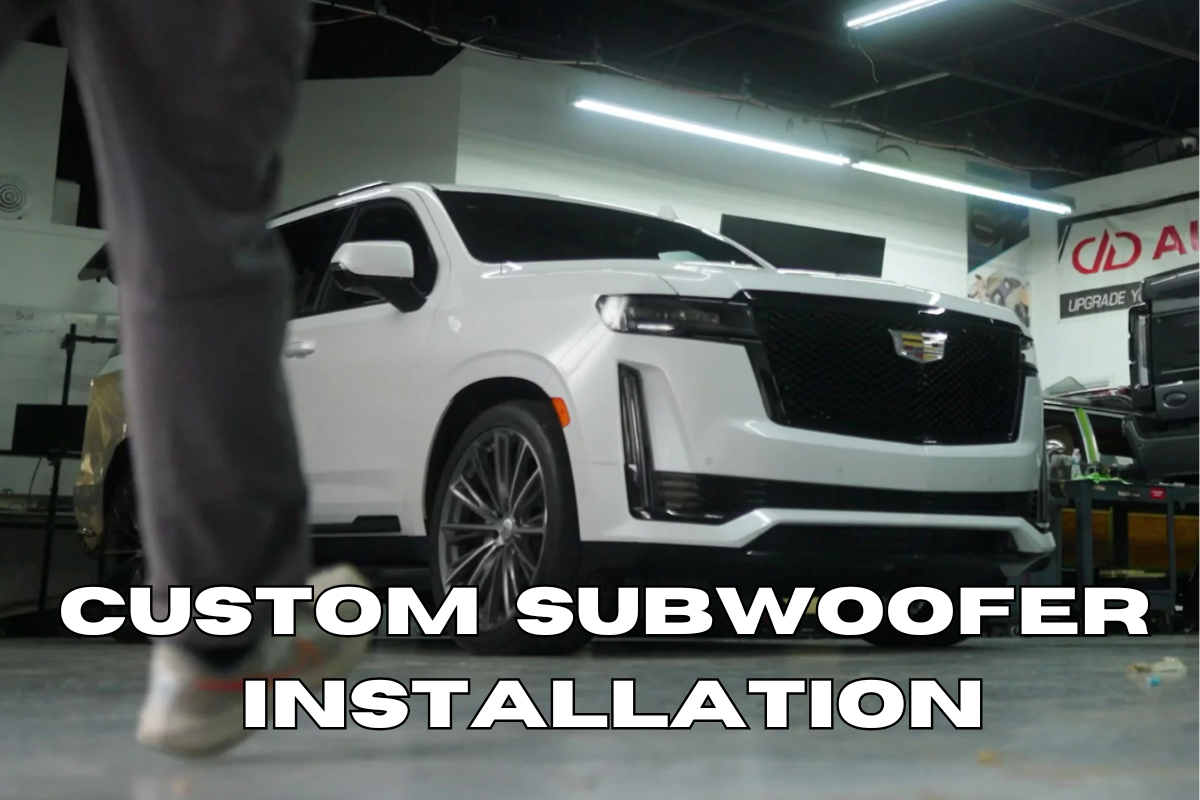 2009 Cadillac Escalade Custom Subwoofer Installation | Mentor Ohio