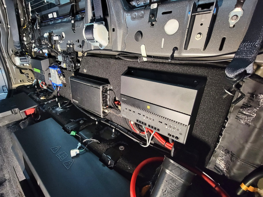 2023 Ford F250 Amplifier Mounting Rack