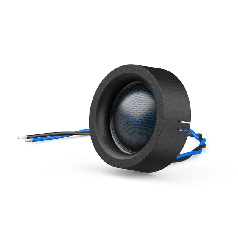 Close-up of AudioControl PNW-1 silk dome diaphragm for high-fidelity sound.