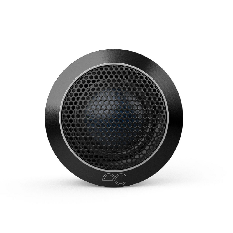 Front-facing AudioControl PNW-1 tweeter with grille attached.