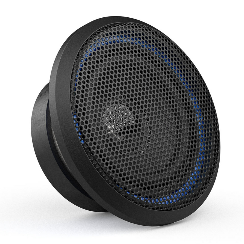 Right side view of AudioControl PNW-275 speaker with grille attached.