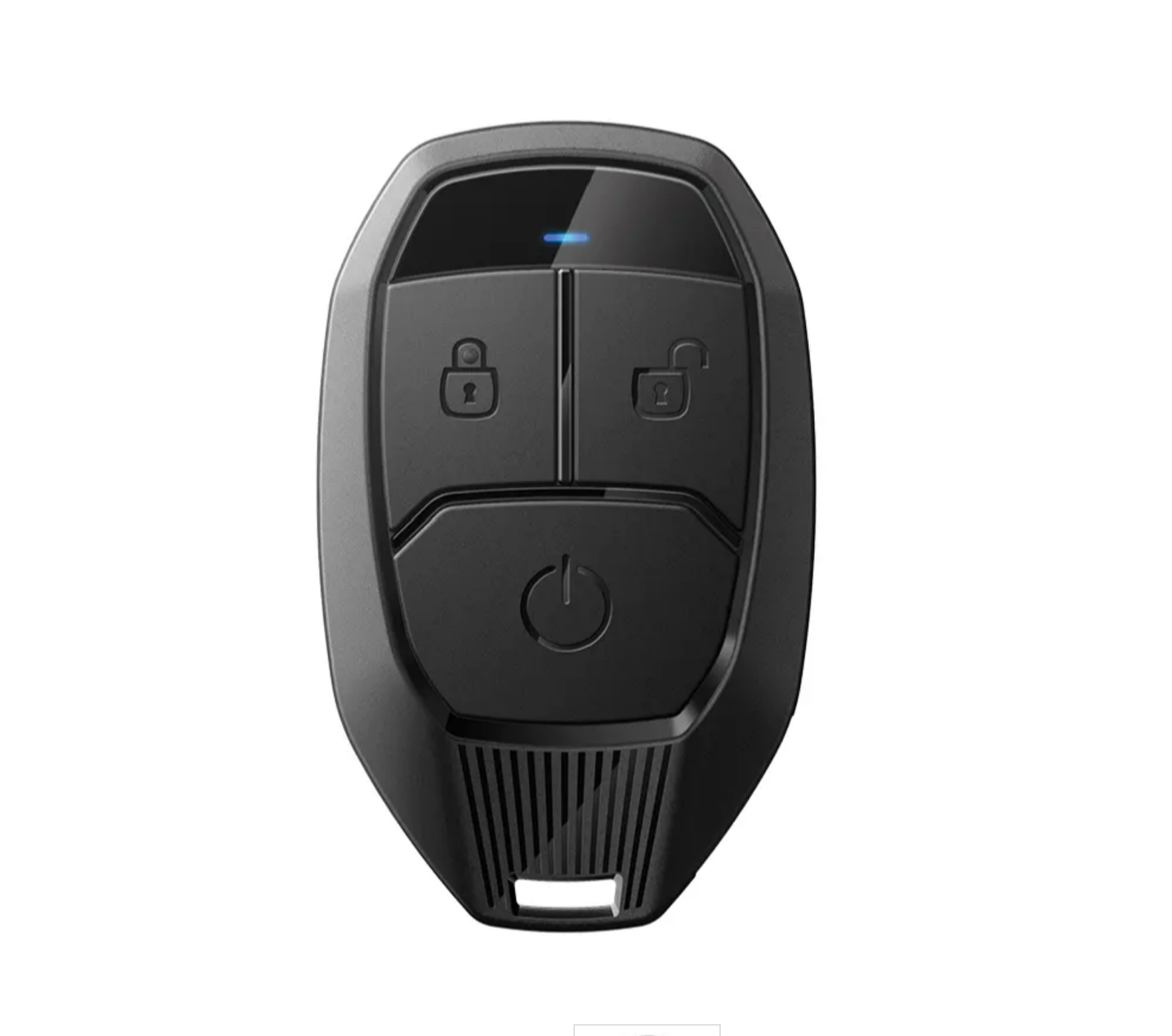 Compustar CSP940-S remote start key fob front-facing with clear button icons.