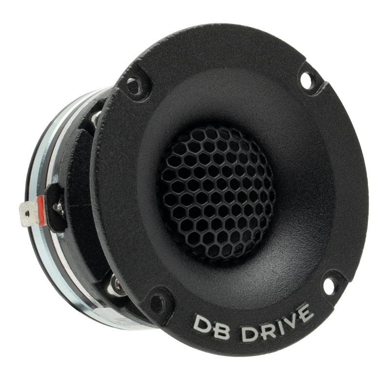 Right side angle view of DB Drive Xpert EXT1.5NH 1.5-inch horn tweeter
