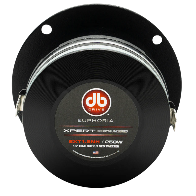 Back view showing terminals on DB Drive Xpert EXT1.5NH horn tweeter