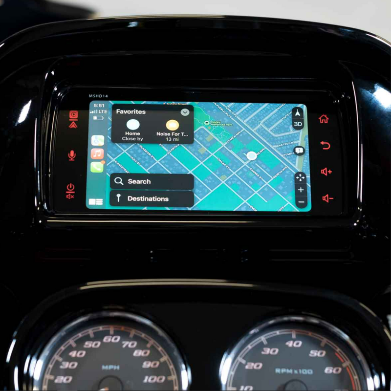 Diamond Audio MSHD14 showcasing Google maps display.