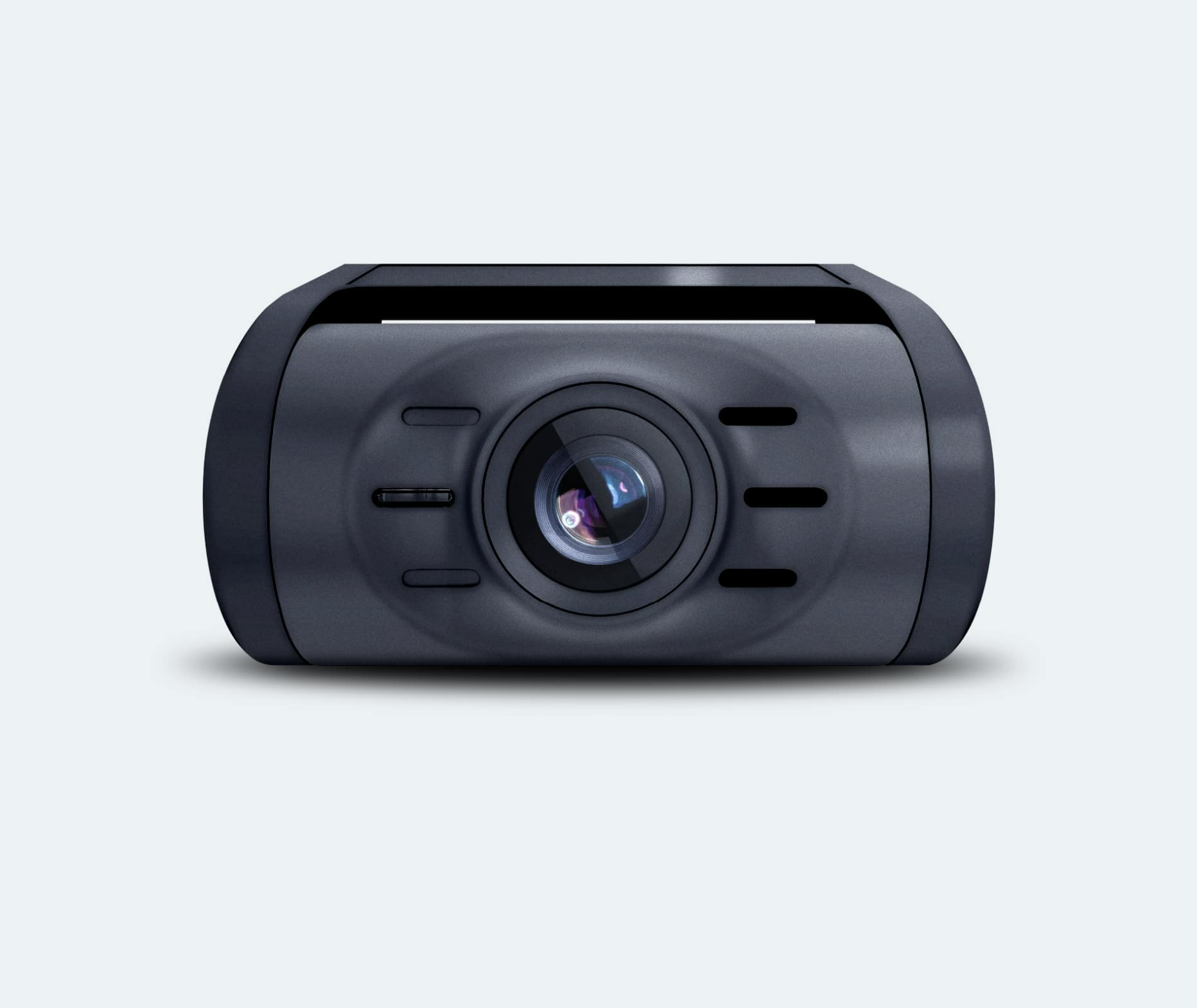 Front-facing view of the DroneMobile XC‑RC1 rear camera showing its compact design.