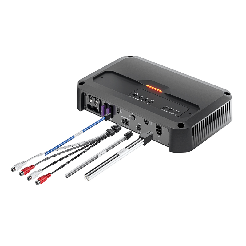 Fully wired Hertz CP 1.2K hookup with connection diagram overlay.