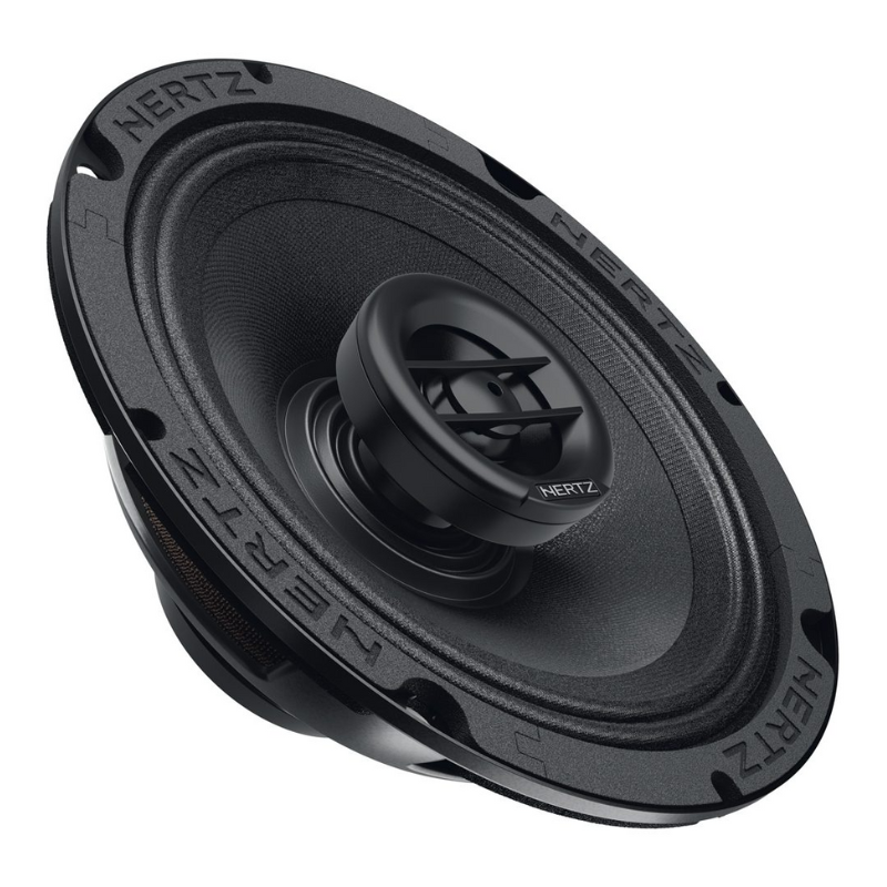 Close-up of the 1.4” PEI dome tweeter on the Hertz SX 165 NEO.