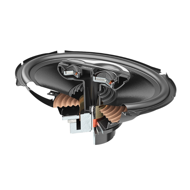 Hertz SX 690 H NEO 6x9 Motorcycle Speakers for 2024+ Harley Saddlebag