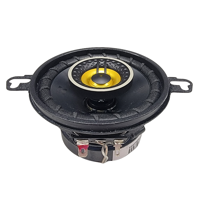 Kicker CSC35 coaxial speakers top view showing cone.