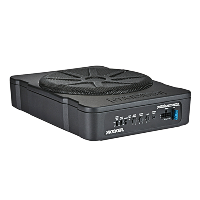 KICKER Hideaway HS10 10インチウーファー Amazon.com: Kicker 51HS10 Hideaway Compact Powered Subwoofer