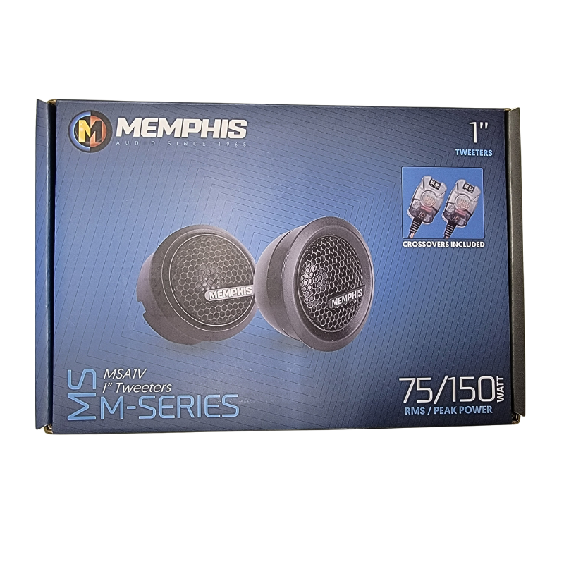 Memphis MSA1V retail packaging with product image, branding, and technical details.