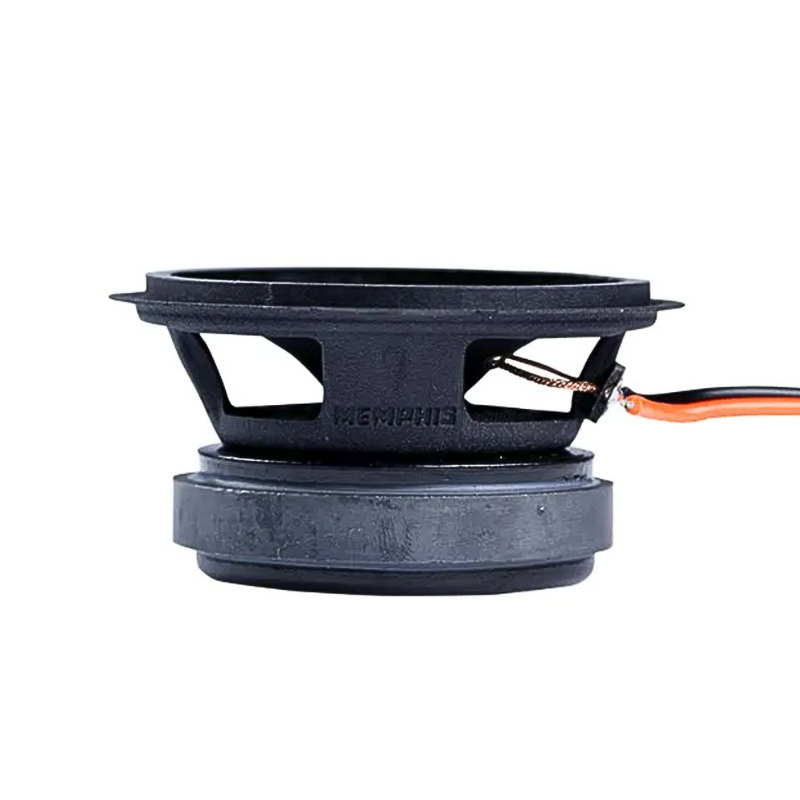 Memphis PRX27 2.75-inch midrange speaker side profile showing connection terminals and slim basket.
