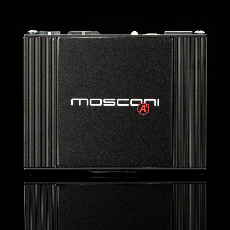 Mosconi Atomo 4|6 DSP top view with logo