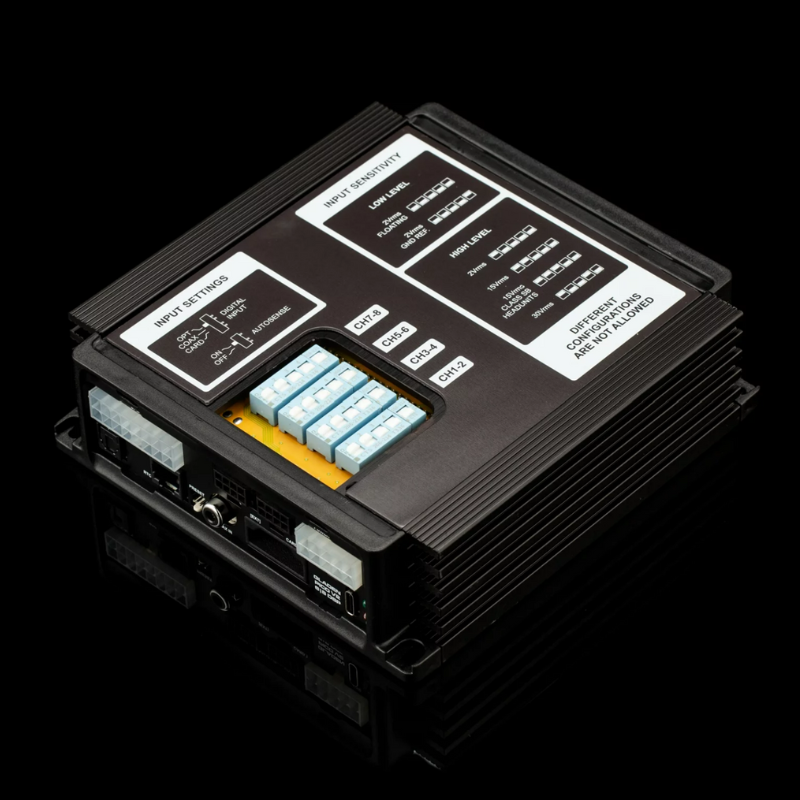 Mosconi Pico V2 6|8 DSP showing MOLEX connectors