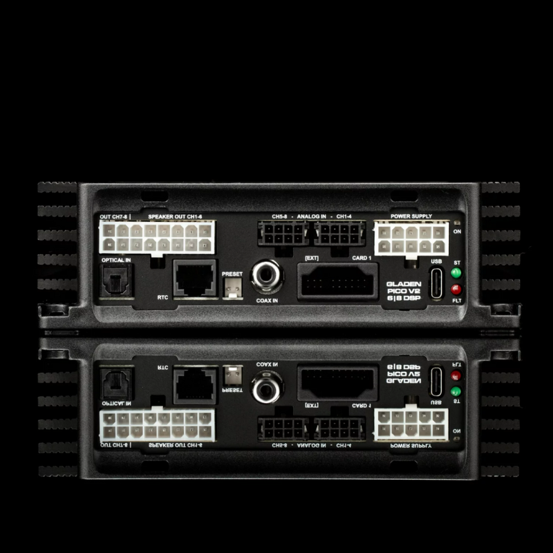 Mosconi Pico V2 6|8 DSP rear panel connections