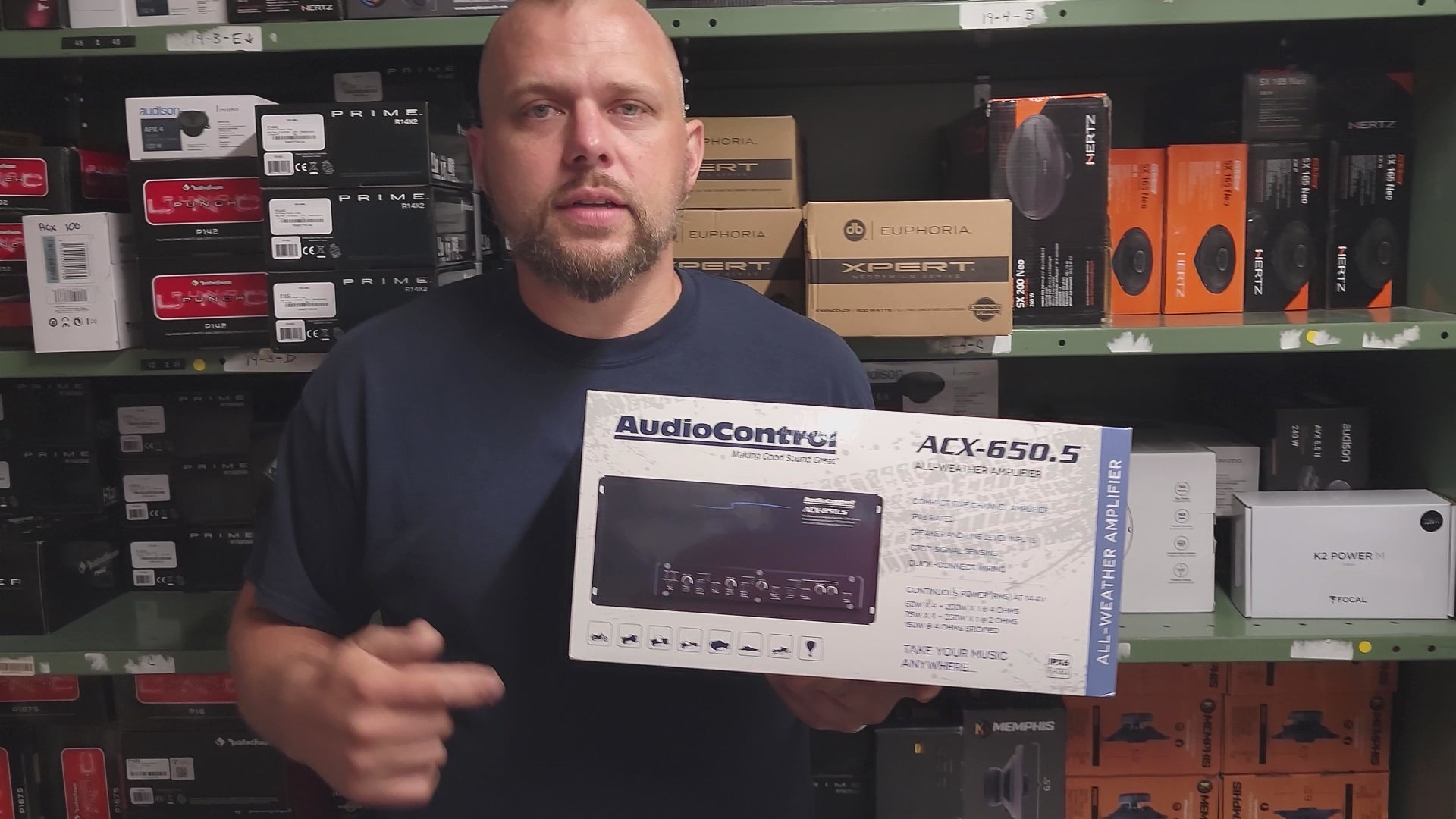 AudioControl ACX-300.1 – 300W IPX6 Waterproof Monoblock Amplifier for