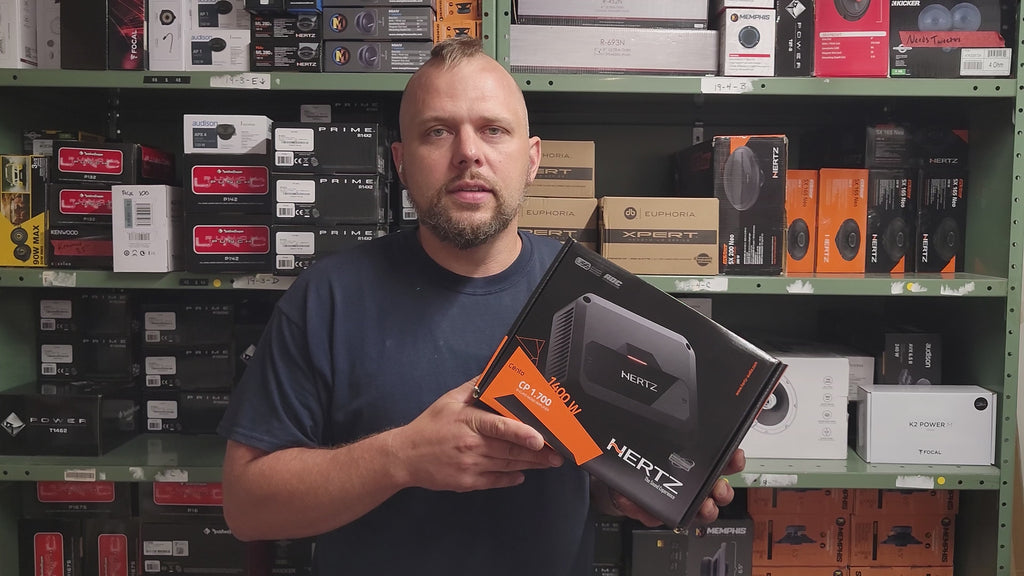 Explaining the benefits of the Hertz CP 1.700 700 watt car amplifier in detail.