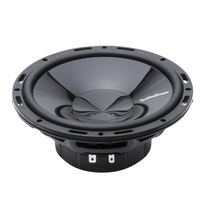 Rockford P165-SE speaker and crossover mounted in a VW door panel