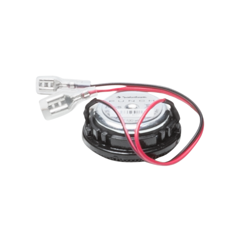 Close-up of stamp-cast aluminum speaker basket from P165-SE system