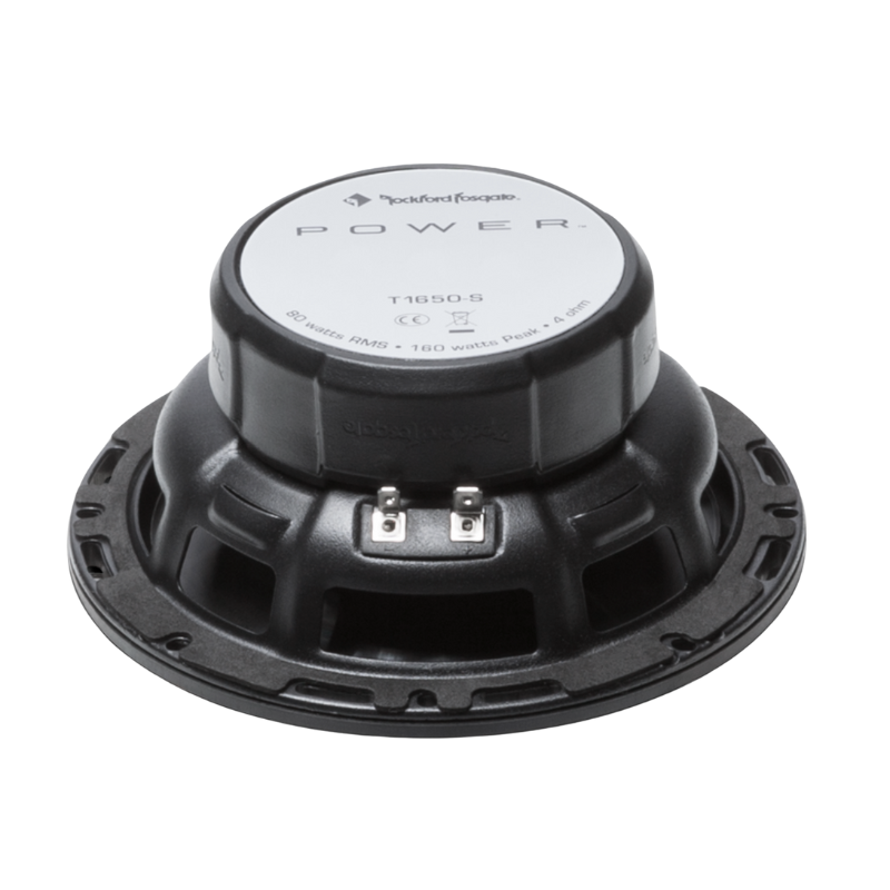 Rockford Power Series speakers mounted in European vehicle door panel