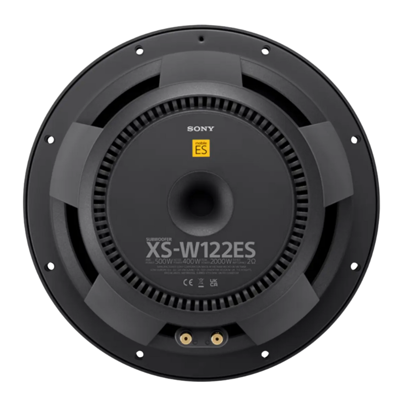Dynamic Air Diffuser integrated into subwoofer design.