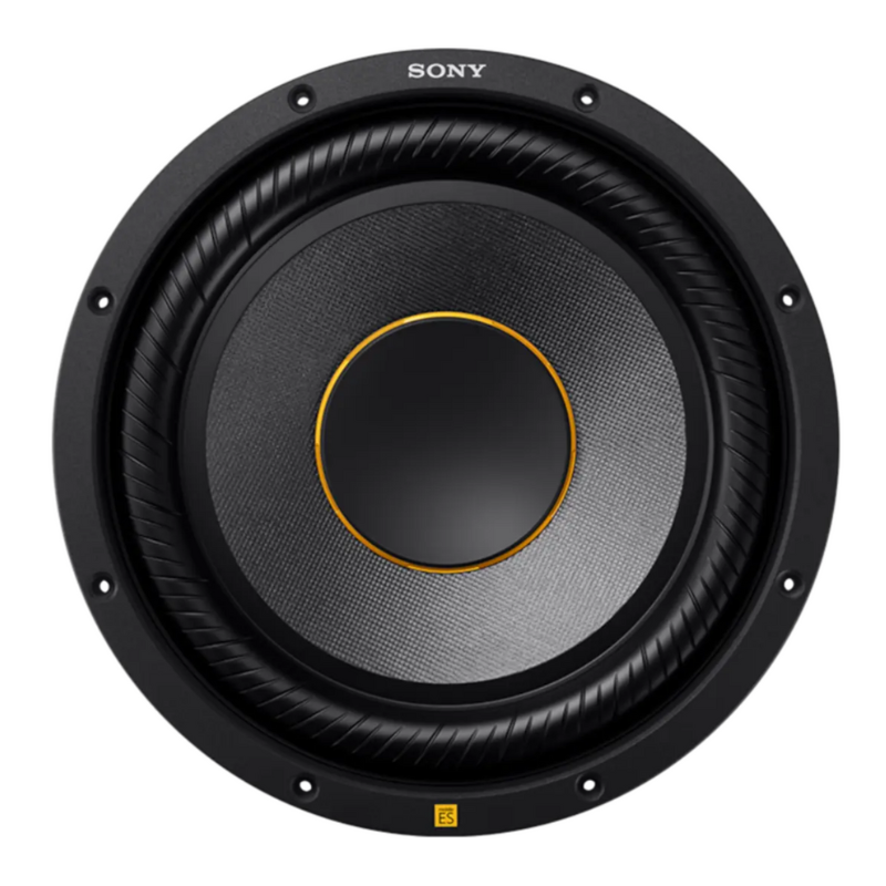 Front view of Sony XS-W124ES 12" subwoofer.