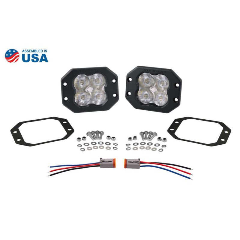 elf bar vape uk Diode Dynamics SS3 SAE/DOT White Sport Flush Mount LED Pod – Pair