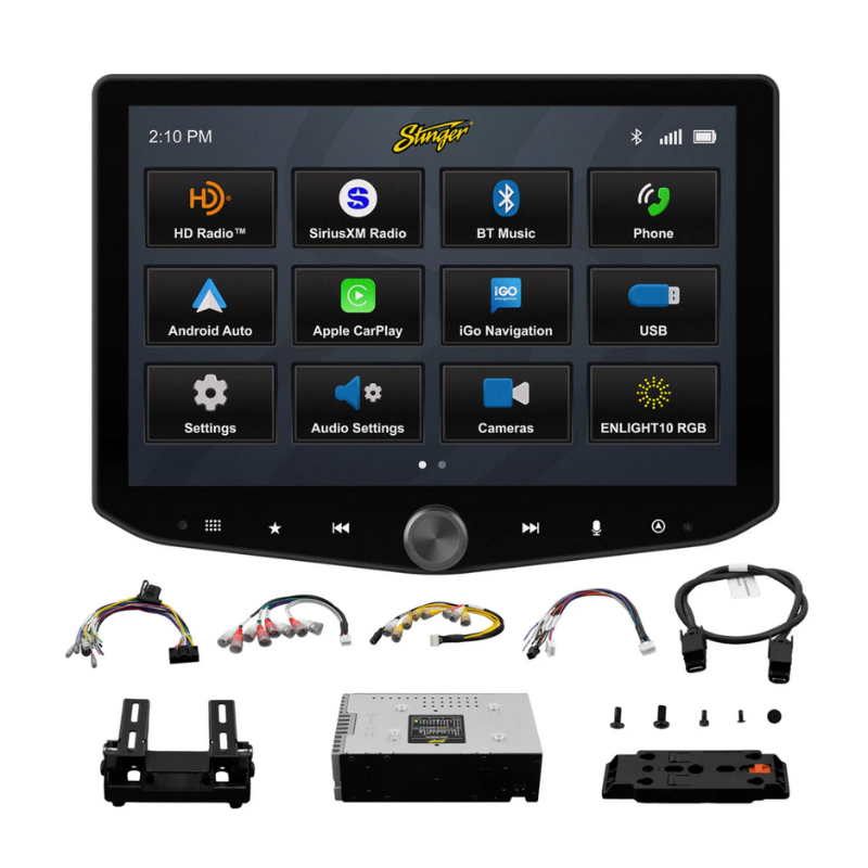 Stinger HORIZON10 – Best 10.1” Floating Touchscreen Car Radio | Wirele