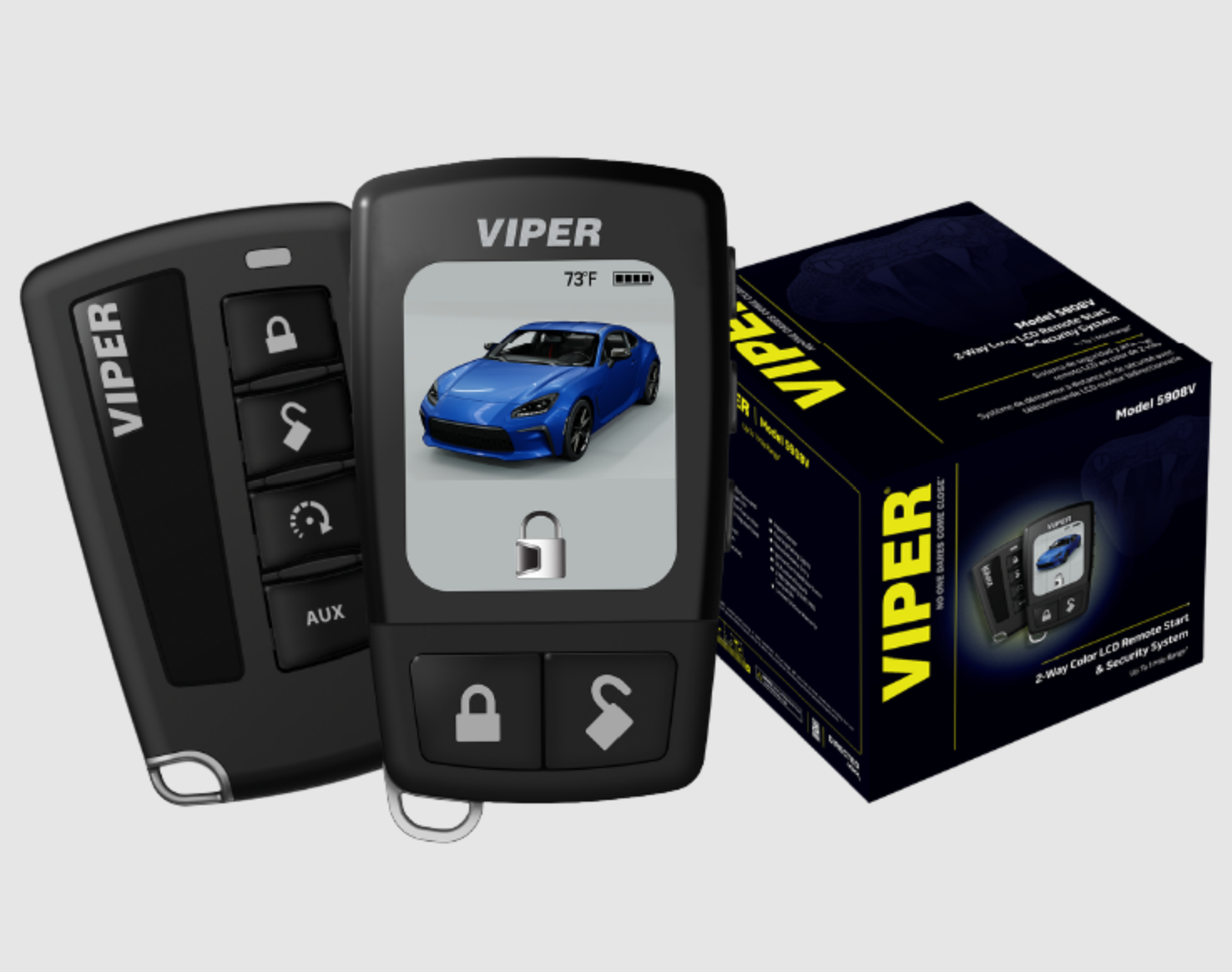 Viper 5908V 2‑Way Color LCD Security & Remote Start System